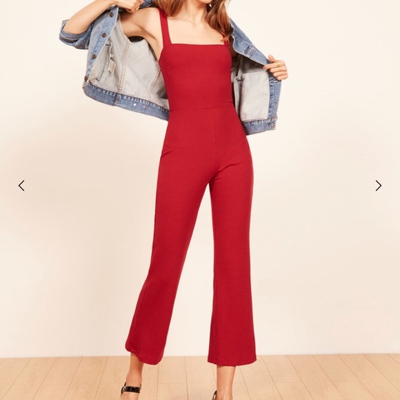 reformation essie jumpsuit